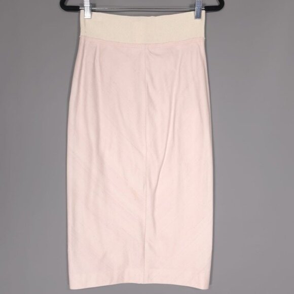 GIAMBATTISTA VALLI PARIS Women's Skirt SILK ITALY🇮🇹MADE Straight Pink 42/S - Picture 1 of 13
